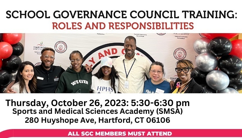 School Governance Council Training 10/26/23