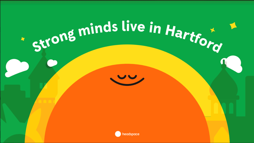 LOGO for strong minds live in Hartford