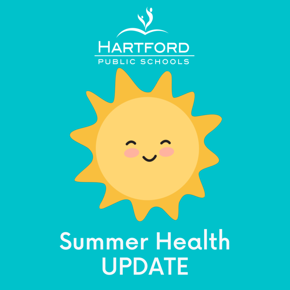 Summer Health Update with happy sun