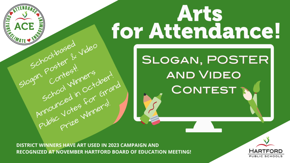 2023-2024 ACE Attendance Video and Poster Contest postcard