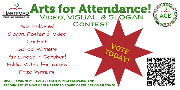 Vote for your Arts for Attendance Contest Favorites