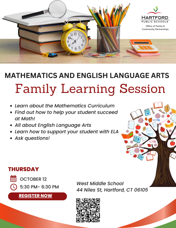 Family Learning Session flyer 10122023
